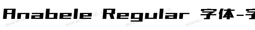 Anabele Regular 字体字体转换